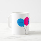 Mug Joyeux Ballons d'anniversaire (Devant gauche)