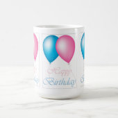 Mug Joyeux Ballons d'anniversaire (Centre)