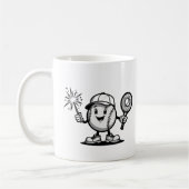 Mug Joyeux baseball avec Sparkler et Racket (Gauche)