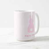Mug Joyeux Bébé de Pâques Pink Bunny Tail (Devant droit)