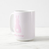 Mug Joyeux Bébé de Pâques Pink Bunny Tail (Devant gauche)
