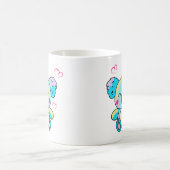 Mug Joyeux bébé koala souriant ours avec coeur d'amour (Centre)