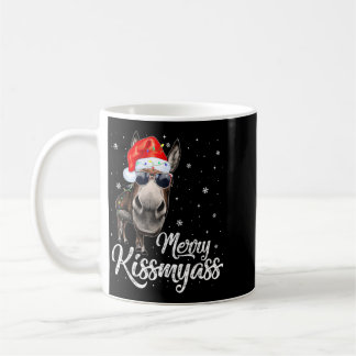 Mug Joyeux Bisou Mon Xmas Sarcastique Drôle Pyjama Noë