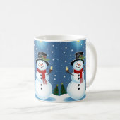 Mug Joyeux bonhomme de neige (Devant droit)