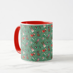 Mug Joyeux Buldogs français de Noël