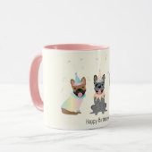 Mug Joyeux Bulldogs français (Devant gauche)