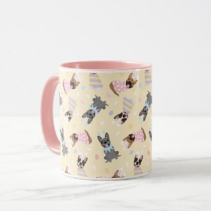 Mug Joyeux Bulldogs français de Pâques
