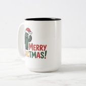 Mug Joyeux Cact Noël (Devant gauche)