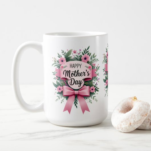 Mug Joyeux cadeau de la fête des mères (Avec donut)