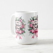 Mug Joyeux cadeau de la fête des mères (Devant gauche)