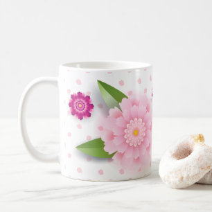Mug Joyeux cadeau de la Fête des Mères Ornement Floral