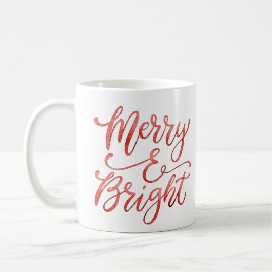 Mug joyeux cadeau de Noël, cadeau de Noël moderne gif (Gauche)