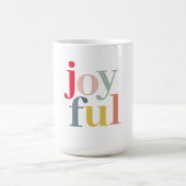 Mug Joyeux cadeau de Noël coloré moderne (Centre)