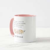 Mug Joyeux cadeau de retraite pour les femmes avec Flo (Devant gauche)