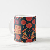 Mug Joyeux cadeau du Nouvel An chinois (Devant gauche)
