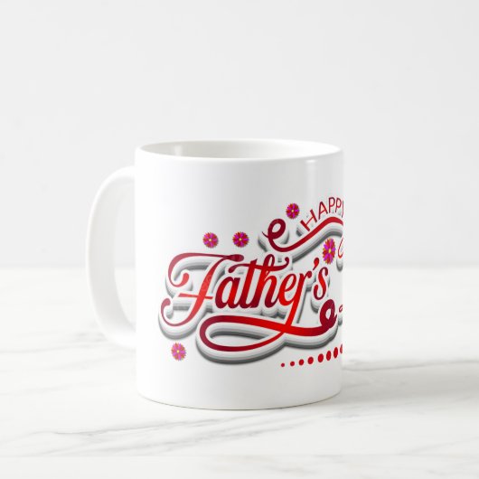 Mug Joyeux café Fête des pères (Devant gauche)