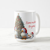 Mug Joyeux Canard Noël (Devant droit)