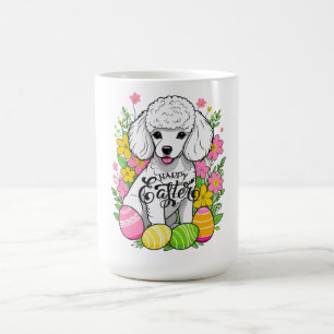 Mug Joyeux caniche de Pâques