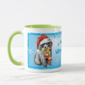 Mug Joyeux caniche miniature Howliday (Gauche)