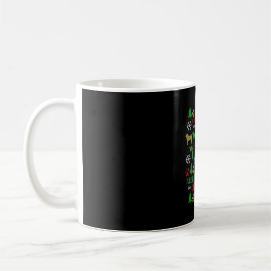 Mug Joyeux Carlin de Noël (Gauche)