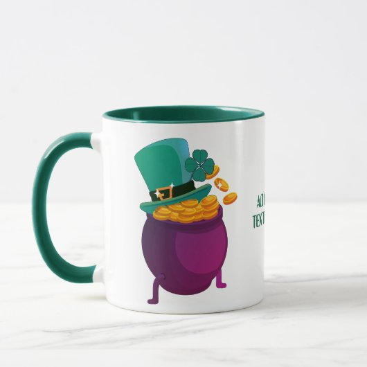 Mug Joyeux Casquette de la Saint Patrick Leprechaun Sh (Gauche)