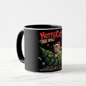 Mug Joyeux Cat Noël – Édition Chaos (Devant gauche)