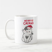 Mug Joyeux Catmas Cute Chat Noël (Gauche)
