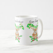 Mug Joyeux Cerf de Noël (Devant droit)