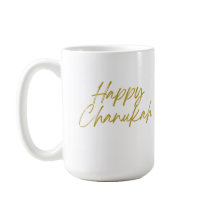 Joyeux Chanukah Classic Mug, 15 oz