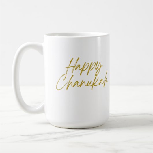 Mug Joyeux Chanukah Classic Mug, 15 oz (Gauche)