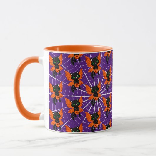 Mug Joyeux chat d'Halloween (Gauche)
