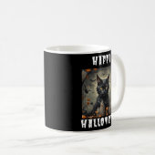 Mug Joyeux chat d'Halloween (Devant droit)