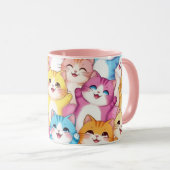 Mug Joyeux chaton (Devant droit)