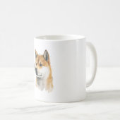 Mug Joyeux chien Akita (Devant droit)