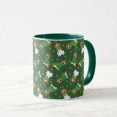 Mug Joyeux chien Beagle Jour de la Saint Patrick (Devant droit)