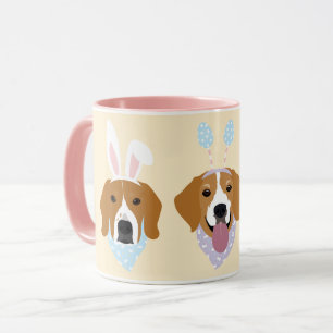 Mug Joyeux Chiens Beagles de Pâques