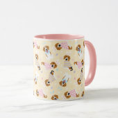 Mug Joyeux Chiens Beagles de Pâques (Devant droit)