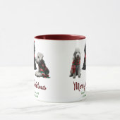 Mug Joyeux Chiens de Noël (Centre)