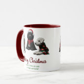Mug Joyeux Chiens de Noël (Devant gauche)