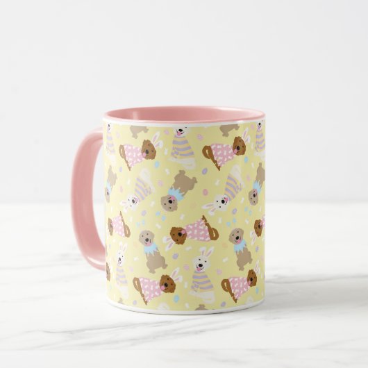 Mug Joyeux Chiens de Pâques (Devant gauche)