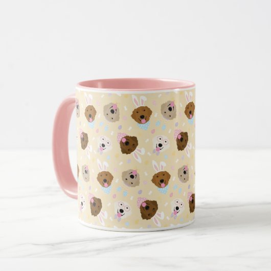 Mug Joyeux Chiens de Pâques (Devant gauche)