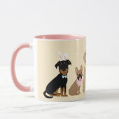 Mug Joyeux Chiens de Pâques (Gauche)