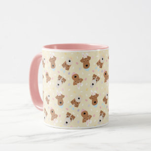 Mug Joyeux Chiens de Terrier gallois de Pâques