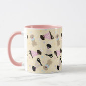 Mug Joyeux Chiens d'excursion de Pâques Labrador (Gauche)