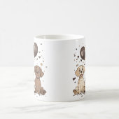 Mug Joyeux Chiens du Labrador Retriever (Centre)