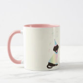 Mug Joyeux Chiens du Labrador Retriever (Gauche)