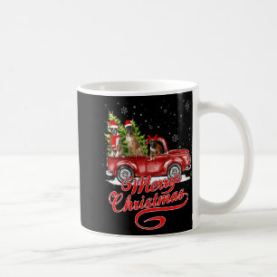 Mug Joyeux Chiens en boîte de Noël Père Noël Reindeer