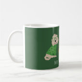 Mug Joyeux Chiens Goldendoodle Jour de la Saint Patric (Gauche)