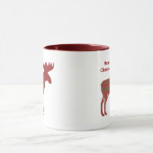 Mug Joyeux ChrisMoose Funny Christmas Moose Animal Art (Centre)