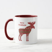 Mug Joyeux ChrisMoose Funny Christmas Moose Animal Art (Gauche)